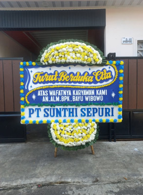 Papan Bunga Duka di Cadasari
