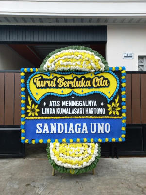 Papan Bunga Duka di Cadasari